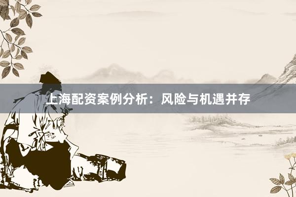 上海配资案例分析：风险与机遇并存