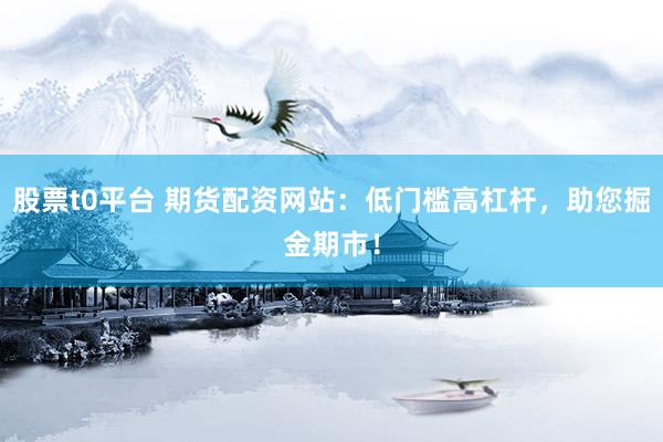 股票t0平台 期货配资网站：低门槛高杠杆，助您掘金期市！